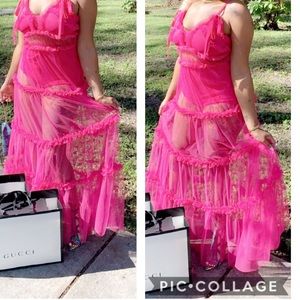 Nice pink dress size large